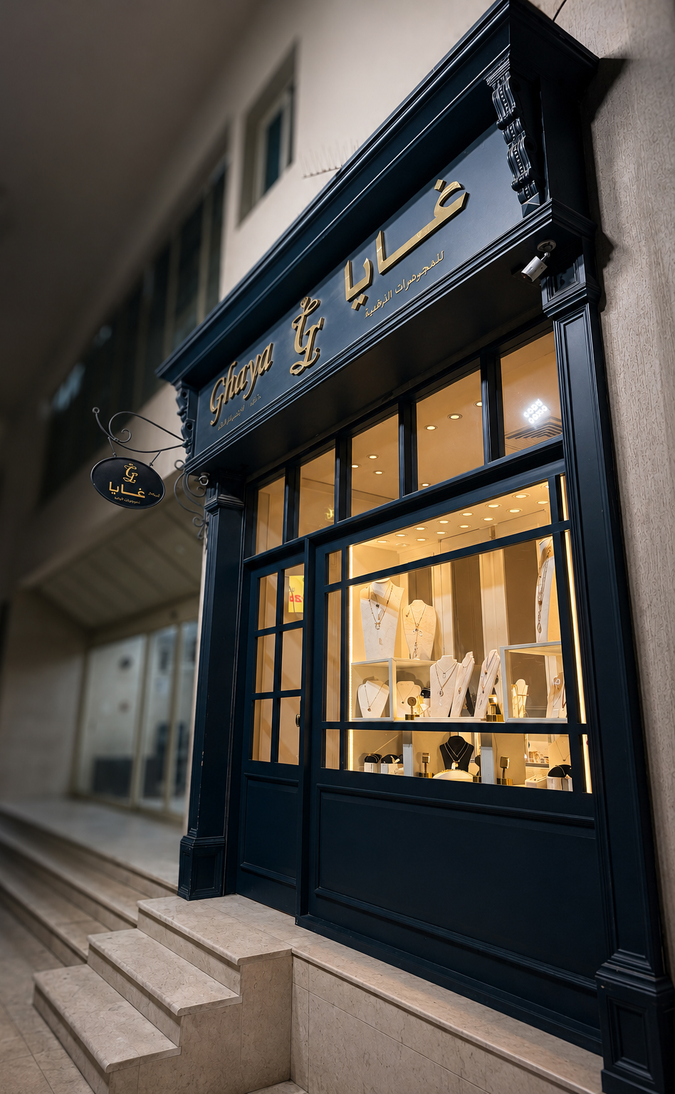 Entrance to GHAYA Jewelry boutique
