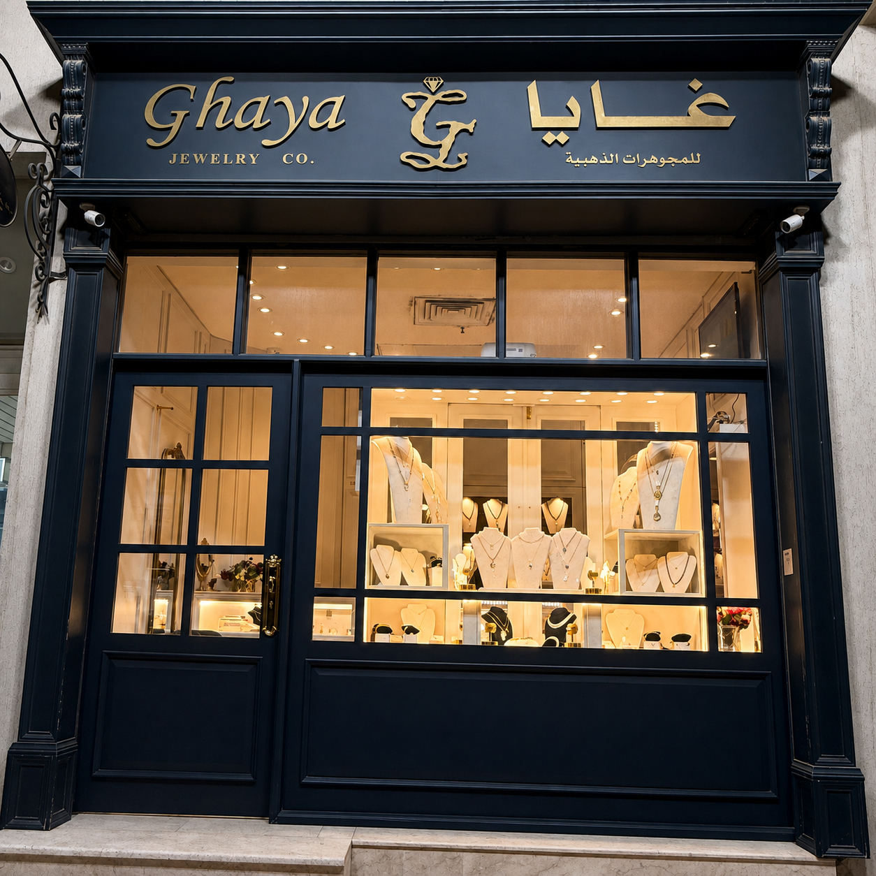 GHAYA Jewelry storefront in Hawalli